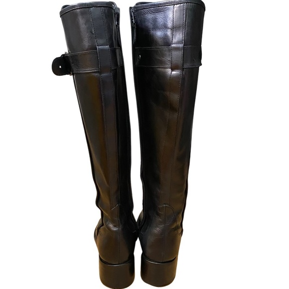 💗Cole Haan Leather Low Stacked Heel Tall (17”) Boot w/ hidden zipper, 1.5” Heel - Picture 6 of 12